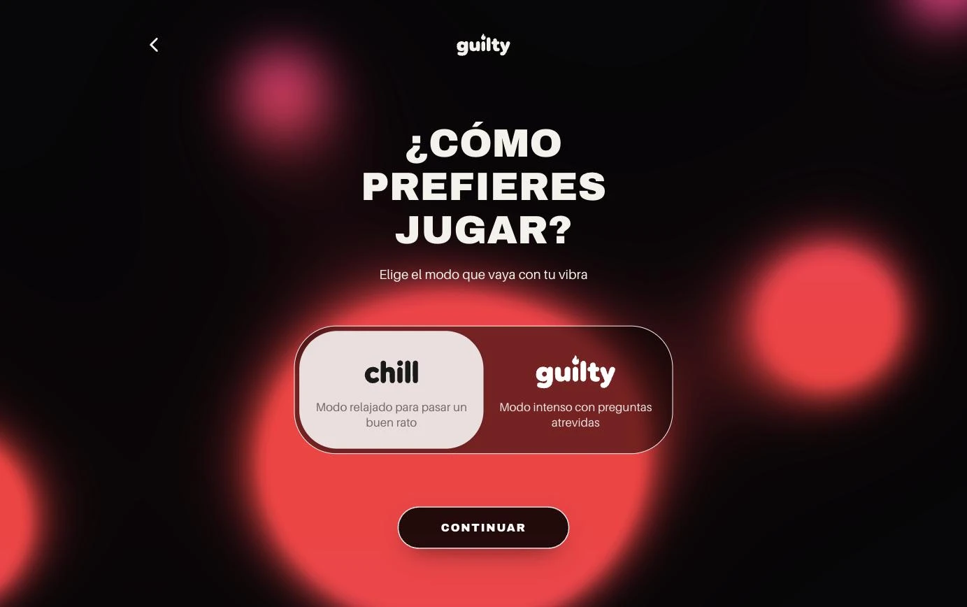 Menú con los 8 juegos de fiesta en una sola app