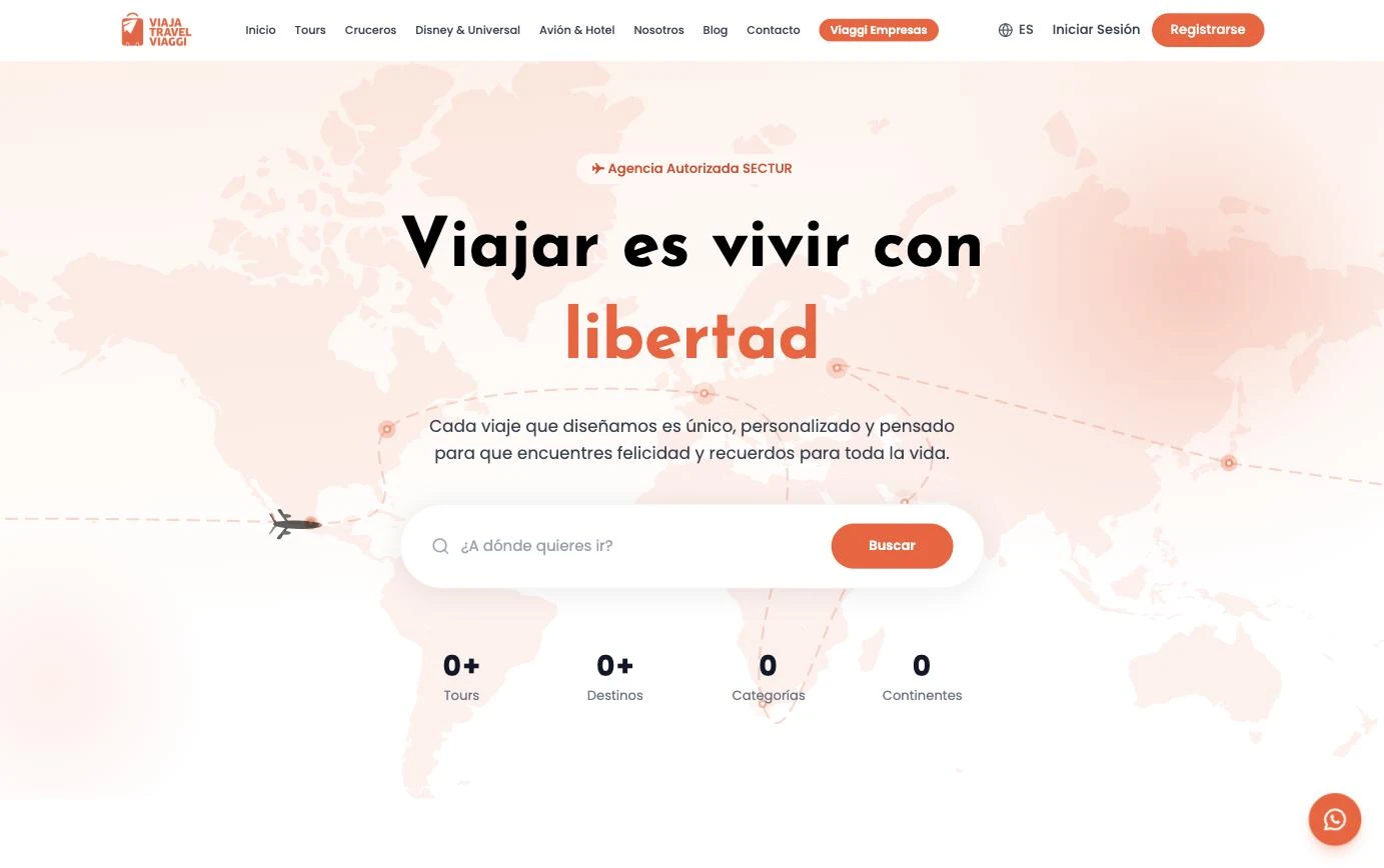 Agency home with search